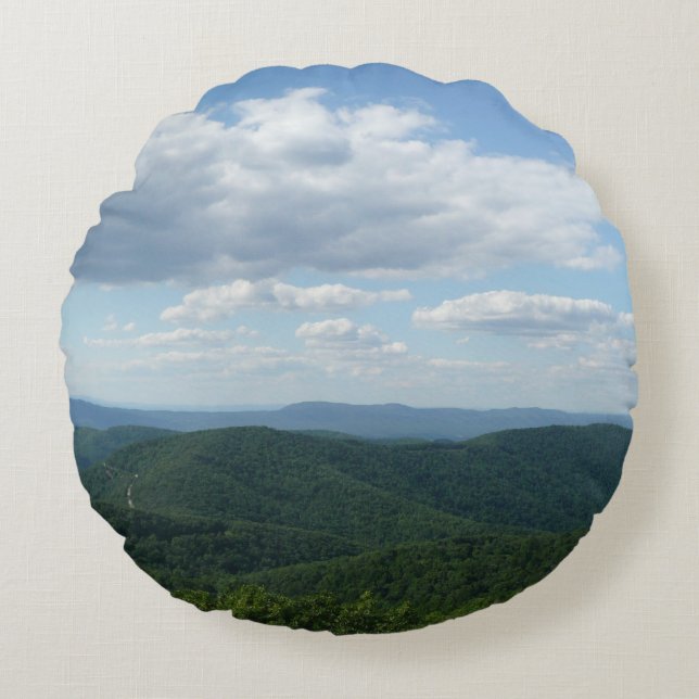 Appalachian Mountains I Shenandoah Rund Kudde (Framsidan)