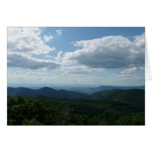 Appalachian Mountains II Shenandoah Hälsningskort