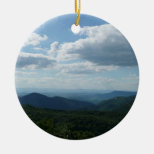 Appalachian Mountains II Shenandoah Julgransprydnad Keramik