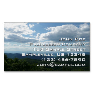 Appalachian Mountains II Shenandoah Magnetiska Visitkort