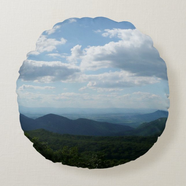 Appalachian Mountains II Shenandoah Rund Kudde (Framsidan)