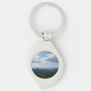 Appalachian Mountains II Shenandoah Swirl Silverfärgad Nyckelring