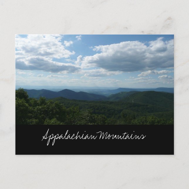 Appalachian Mountains II Shenandoah Vykort (Framsida)