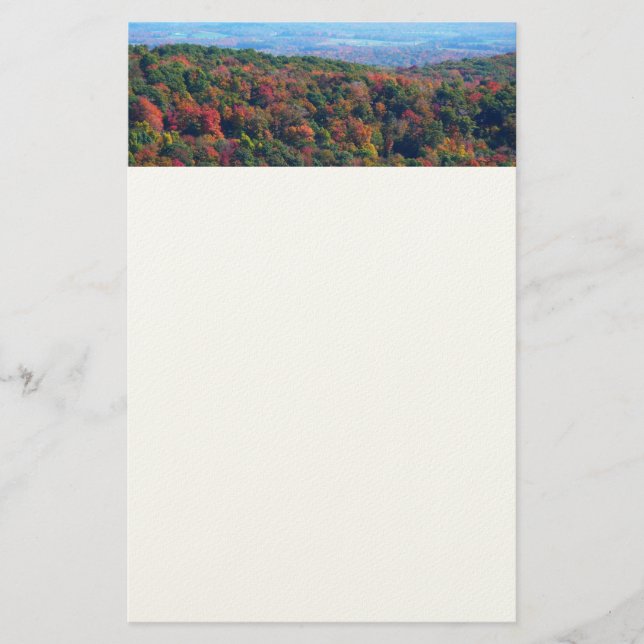 Appalachian Mountains på hösten Brevpapper (Framsida)