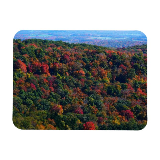 Appalachian Mountains på hösten Magnet (Horisontell)