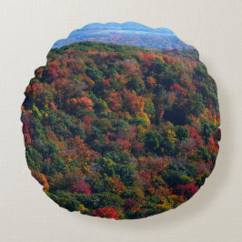 Appalachian Mountains på hösten Rund Kudde