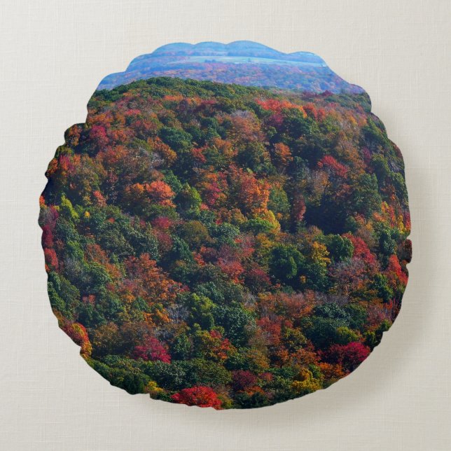 Appalachian Mountains på hösten Rund Kudde (Framsidan)