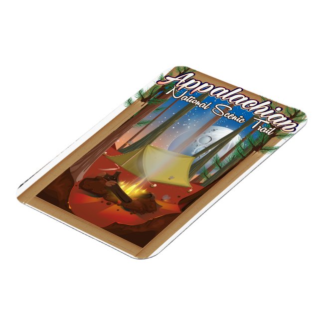 Appalachian National Scenia Trail Magnet (Vänstra Sidan)