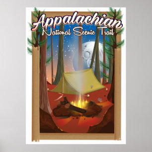 Appalachian National Scenia Trail Poster