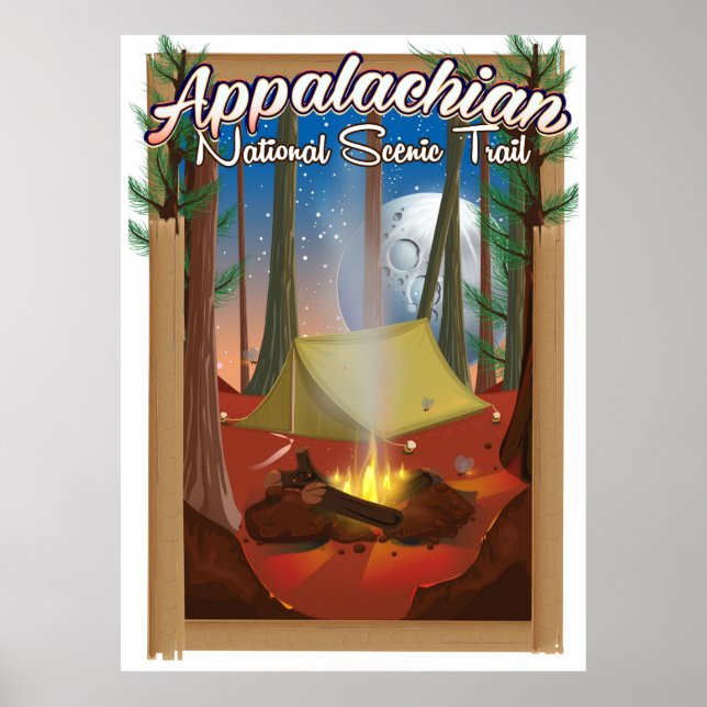 Appalachian National Scenia Trail Poster (Framsidan)