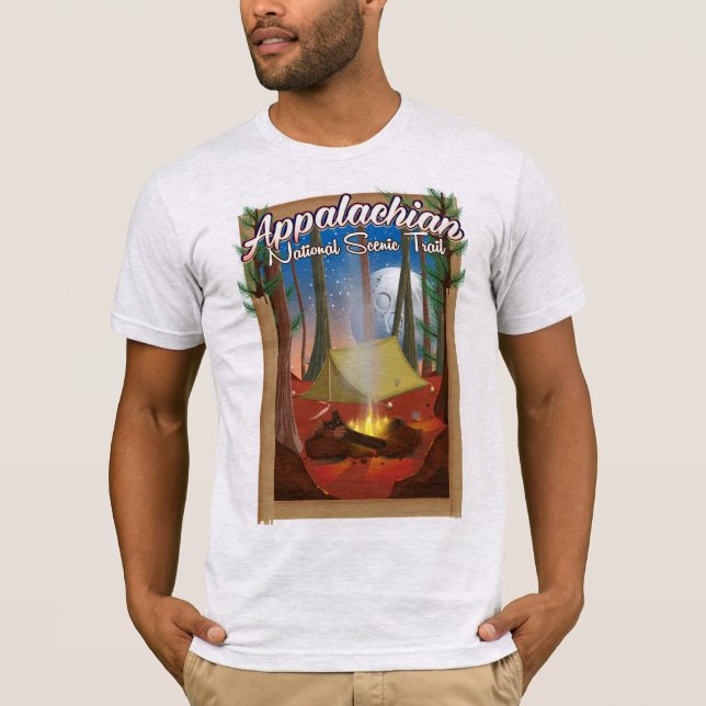 Appalachian National Scenia Trail T Shirt (Framsida)