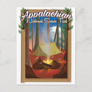 Appalachian National Scenia Trail Vykort