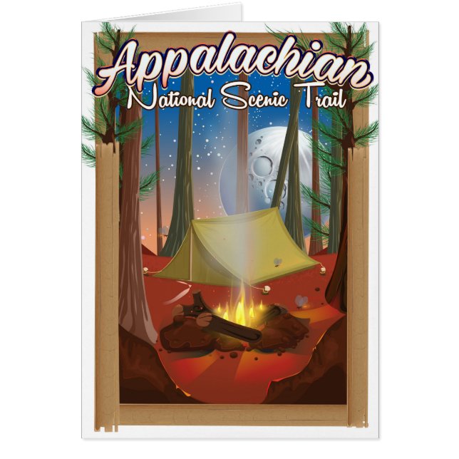 Appalachian National Scenic Trail Hälsningskort (Framsidan)