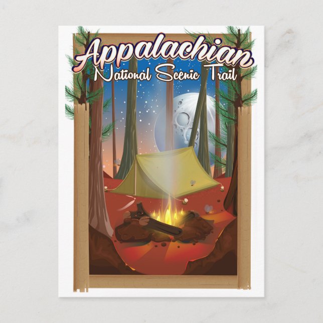 Appalachian National Scenic Trail Vykort (Framsida)