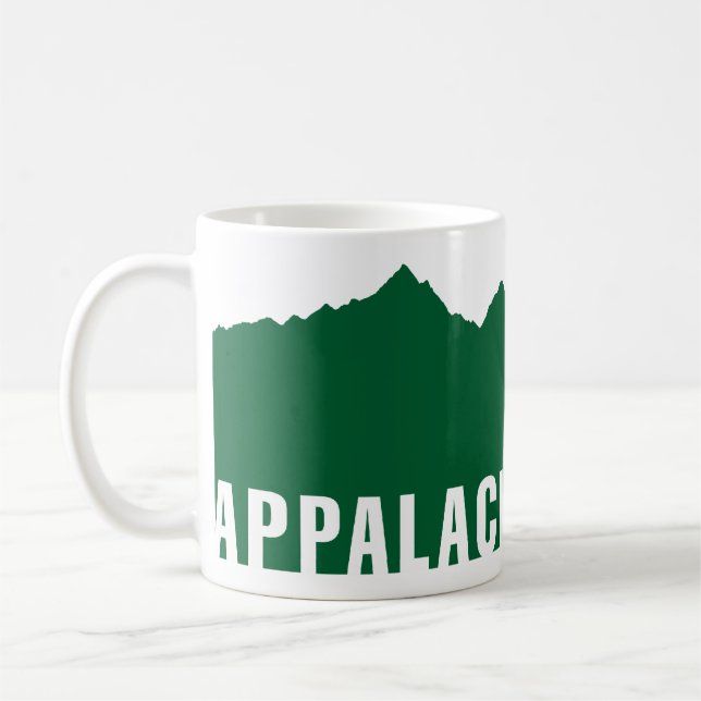 Appalachian slinga (höjden) kaffemugg (Vänster)