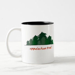 Appalachian slinga (skogen) Två-Tonad mugg