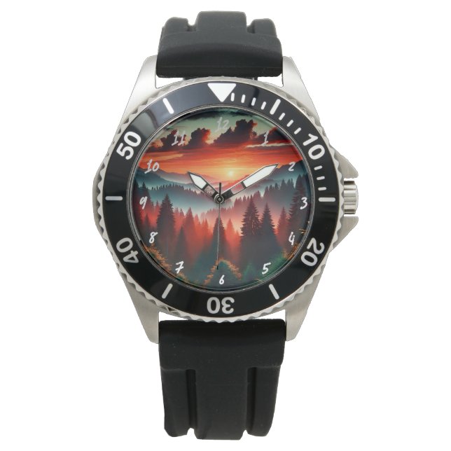 Appalachian Sunset Armbandsur (Framsida)