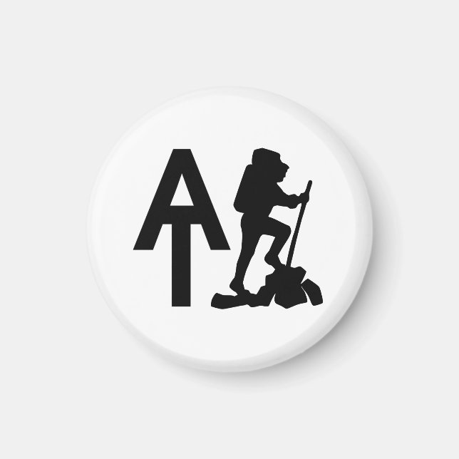 Appalachian Trail - AT - Bucket List Hike Magnet (Framsidan)