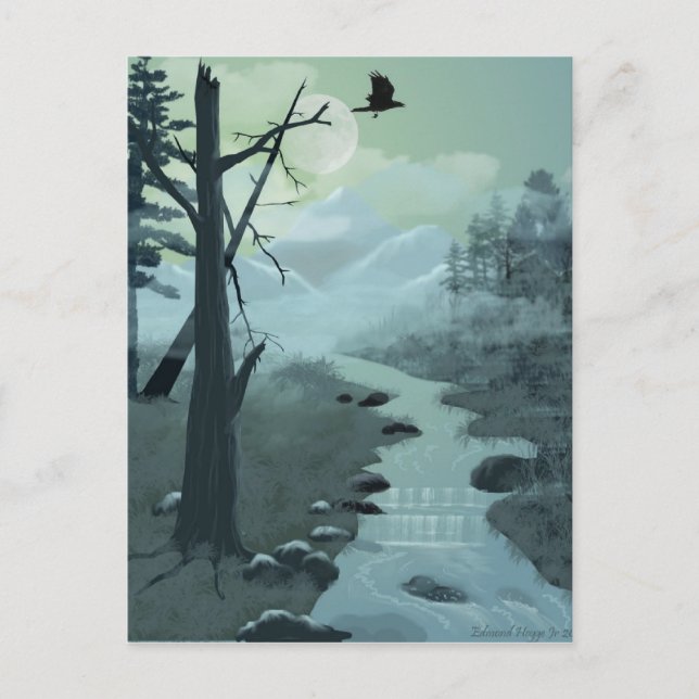 Appalachian Trail Bäck Vykort (Framsida)