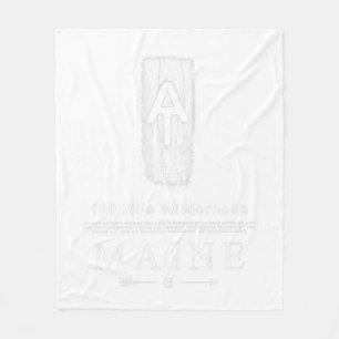 Appalachian Trail Blaze 100 Mile Wilderness Maine Fleecefilt
