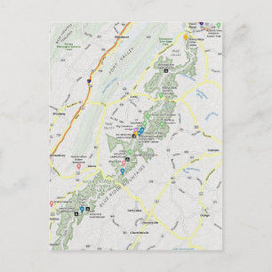 Appalachian Trail - Blue Ridge Mts. Julkort Vykort