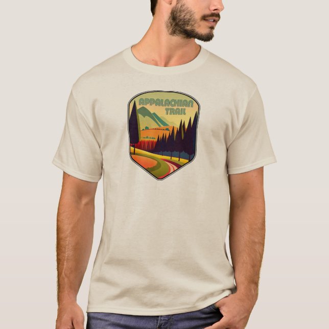 Appalachian Trail Färg T Shirt (Framsida)