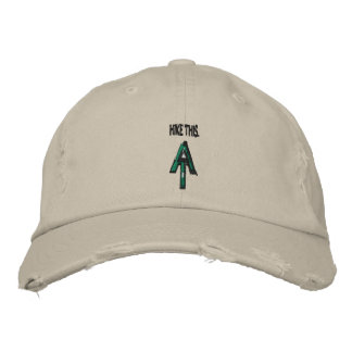 Appalachian Trail "Hike this" Hat. Broderad Keps