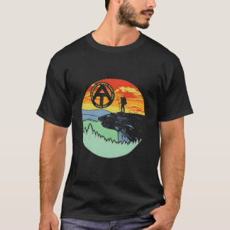 Appalachian Trail Hiker McAfee's Knob Hiking T Shirt