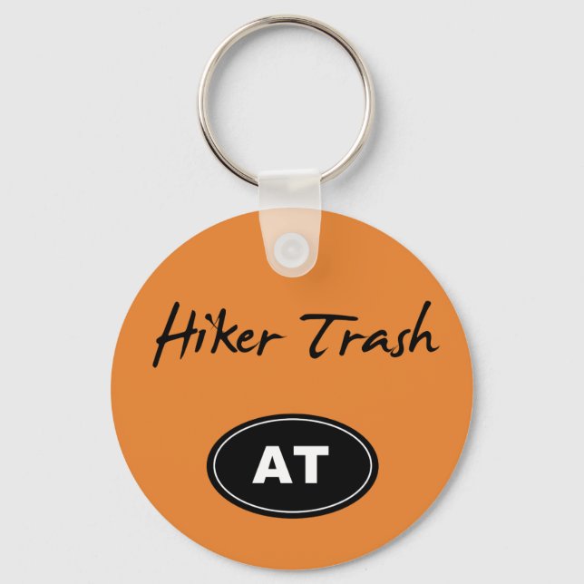 Appalachian Trail Hiker Sopor Orange Nyckelring (Framsida)