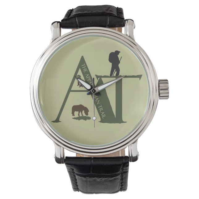 Appalachian Trail Hiker Watch med Vild Pony Armbandsur (Framsida)