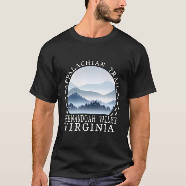 Appalachian Trail Hikers som anfaller vid Shenando T Shirt (Framsida)