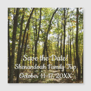 Appalachian Trail i oktober i Shenandoah