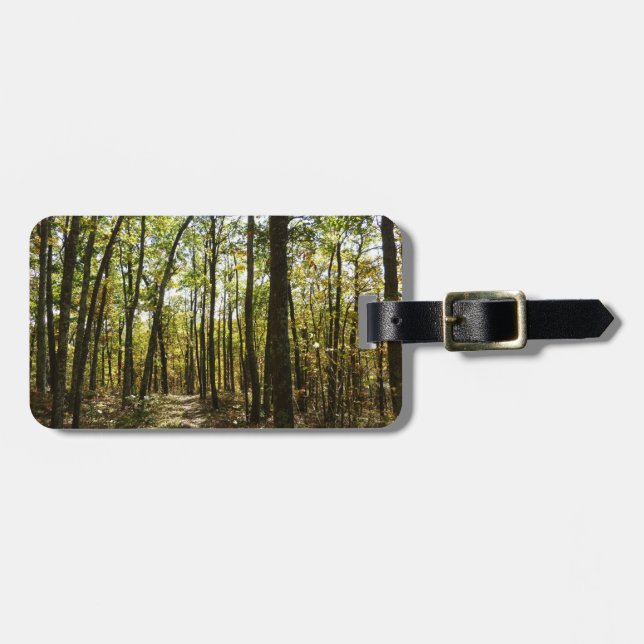 Appalachian Trail i oktober i Shenandoah Bagagebricka (Horisontell Framsida)