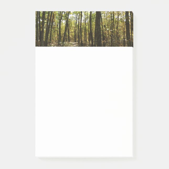 Appalachian Trail i oktober i Shenandoah Post-it Block (Framsida)
