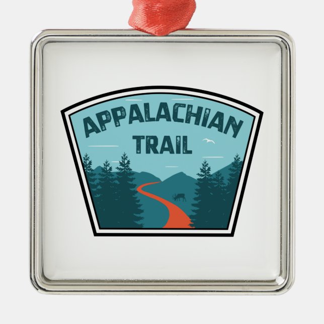Appalachian Trail Julgransprydnad Metall (Framsidan)