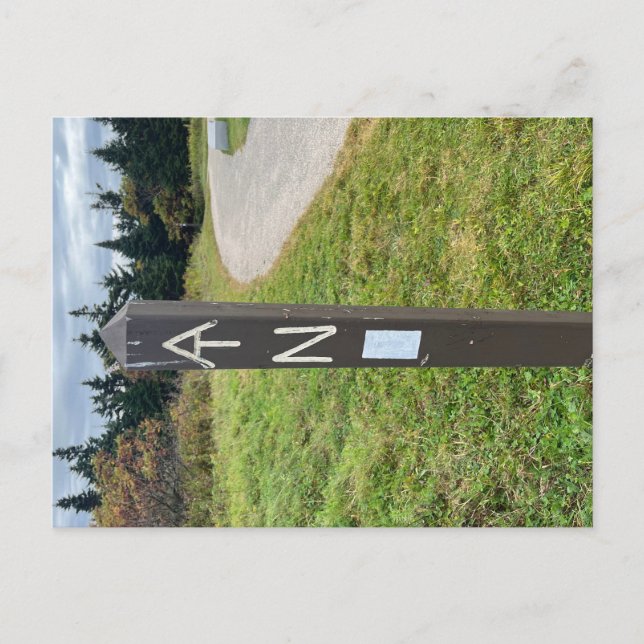 Appalachian Trail Mt. Greylock Postcard Vykort (Framsida)