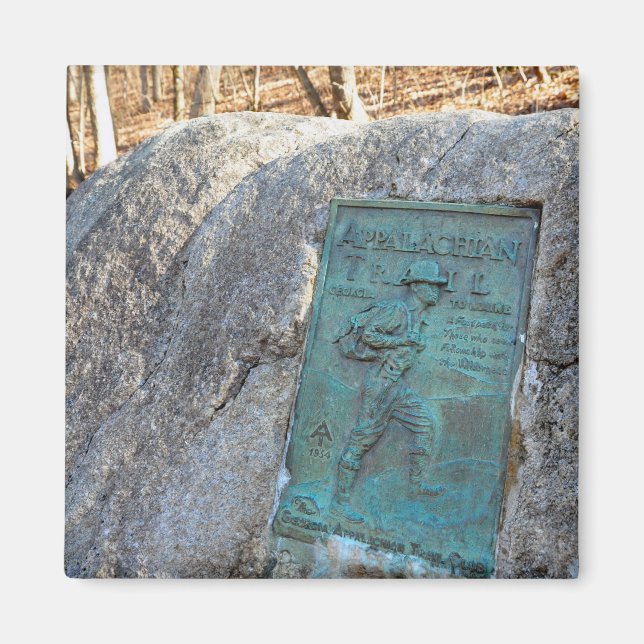 Appalachian Trail Plaque Unicoi Gap GA Magnet (Framsidan)