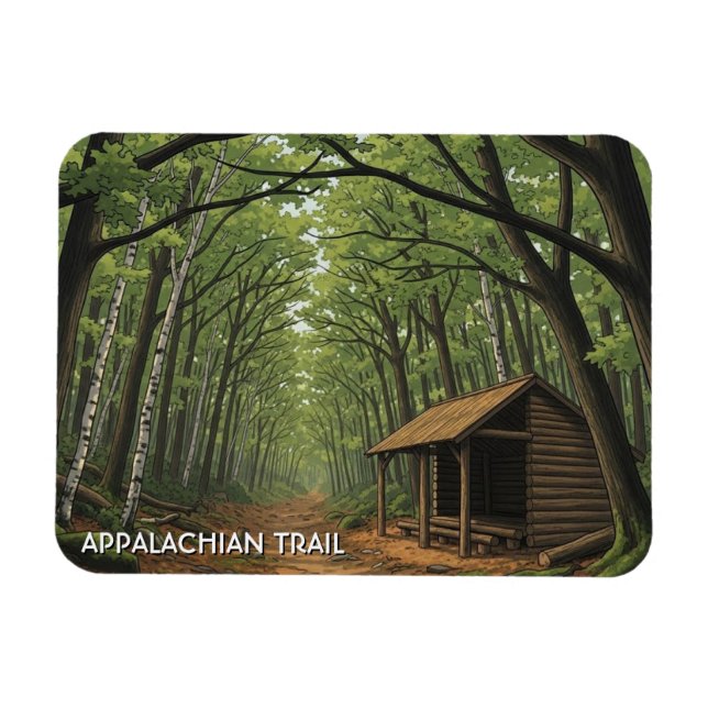 Appalachian Trail Resor Magnet (Horisontell)
