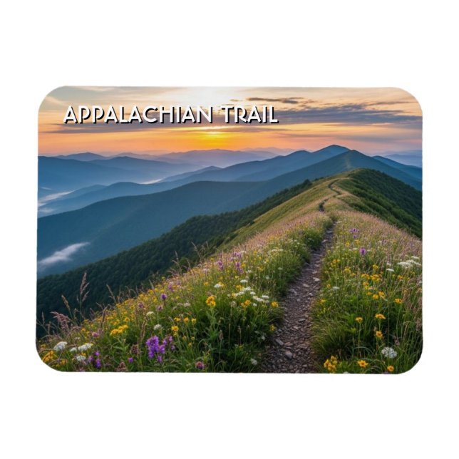 Appalachian Trail Resor Magnet (Horisontell)