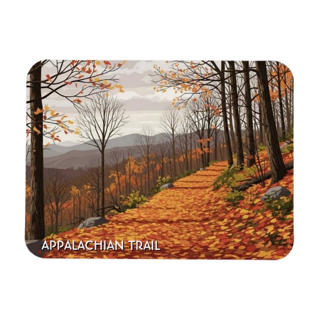 Appalachian Trail Resor Magnet (Horisontell)