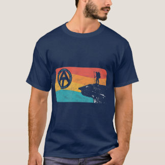 Appalachian Trail Retro McAfee Knob Hiking T Shirt