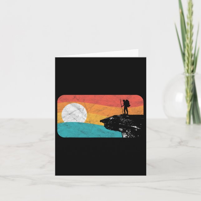 Appalachian Trail Retro MCAfee's Knob Hiking Shirt Kort (Framsida)