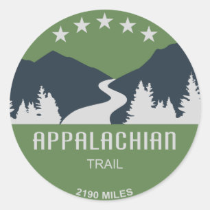 Appalachian Trail Runt Klistermärke