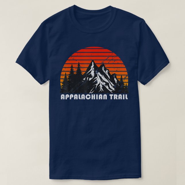 Appalachian Trail Thru Hike Backpacking Hiking T Shirt (Design framsida)