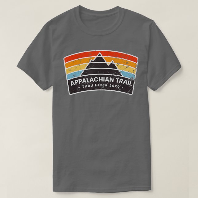 Appalachian Trail Thru Hiker 00-åriga Georgien til T Shirt (Design framsida)