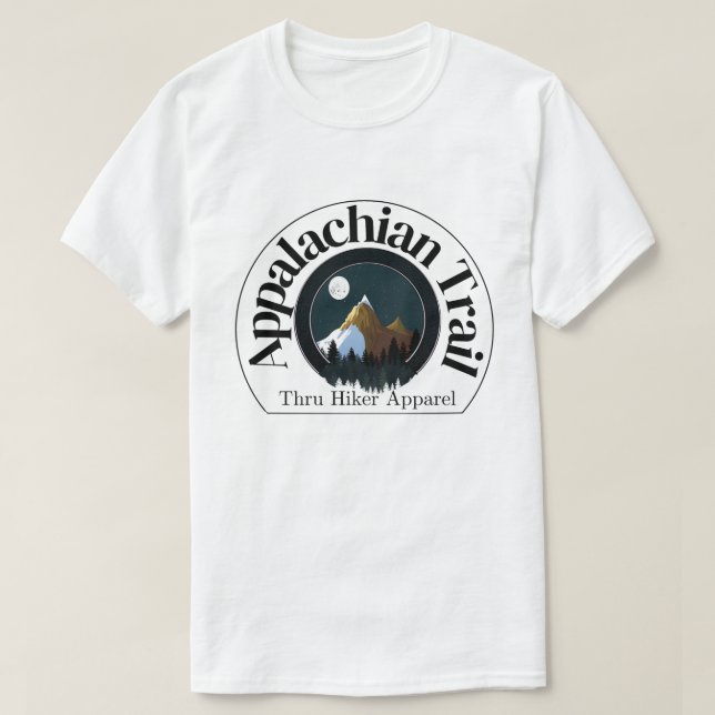 Appalachian Trail Thru Hiker Apparel T Shirt (Design framsida)