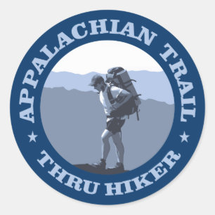Appalachian Trail-Thru Hiker Runt Klistermärke