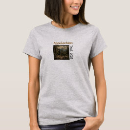 Appalachian Trail träsnitt kvinna anpassningsbar d T Shirt