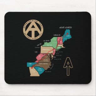 Appalachian Trail vandringskarta Musmatta