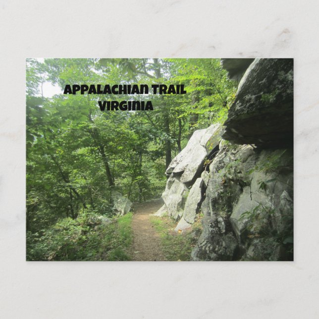 Appalachian Trail, Virginia Vykort (Framsida)